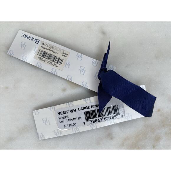 Dooney & Bourke Pocketbook White Patent Leather Large Nina Handbag - Picture 16 of 16